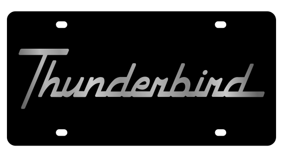 Ford Thunderbird Acrylic License Plate