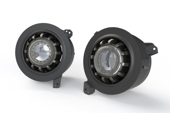 2018-2023 Jeep Wrangler JL Morimoto 7" Round LED Headlight Adapter Brackets