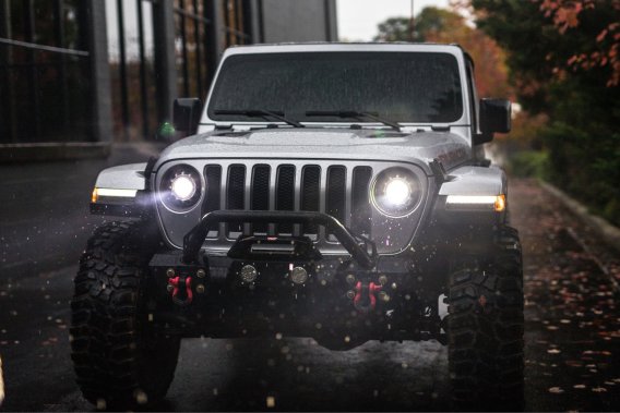 2018-2023 Jeep Wrangler JL Morimoto 7" Round LED Headlight Adapter Brackets