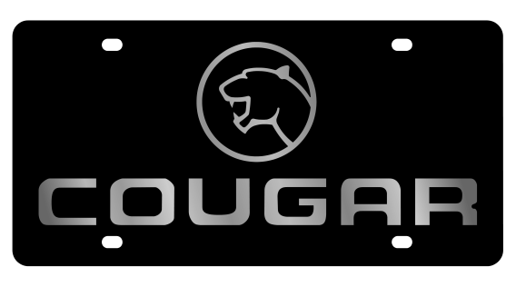 Cougar Acrylic License Plate by Eurosport Daytona