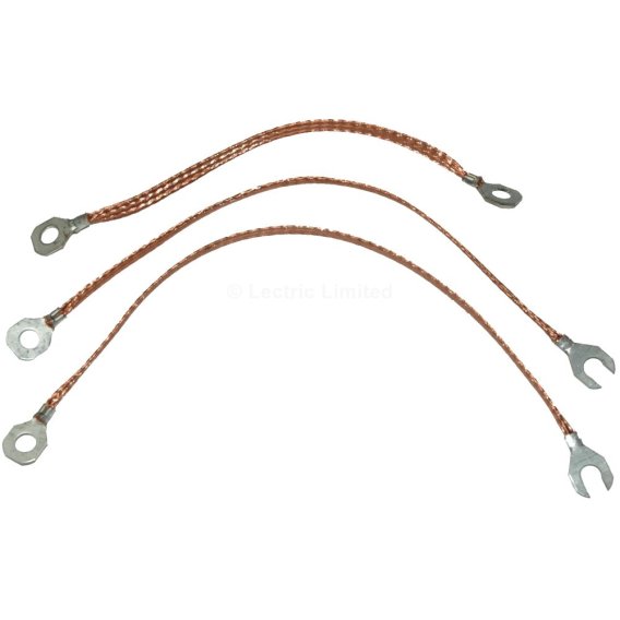 1965-1966 Chevrolet Fullsize Lectric Limited Ground Strap Set for 396 C.I.
