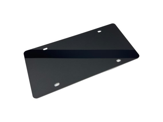 Blacked Out Diver Down Flag Eurosport Daytona Acrylic License Plate