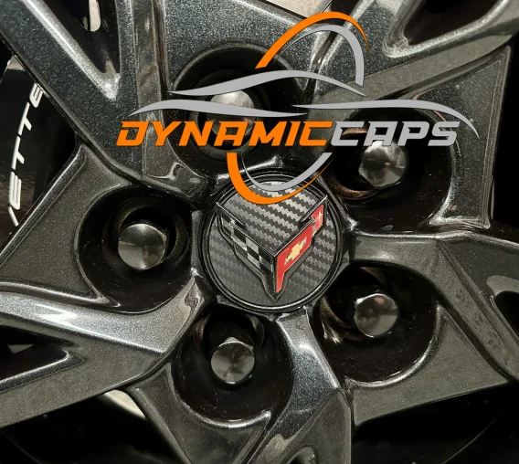 2014 - 2019 C7 Corvette Floating Center Caps (Set of 4) - Performance Edition