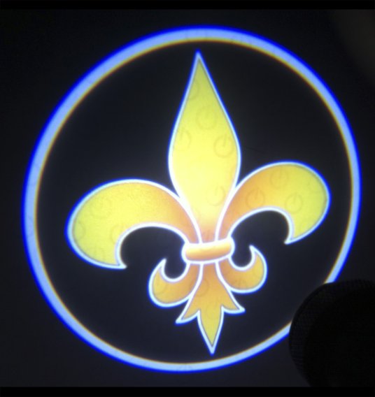 ORACLE Door LED Projectors - Fleur-De-Lis