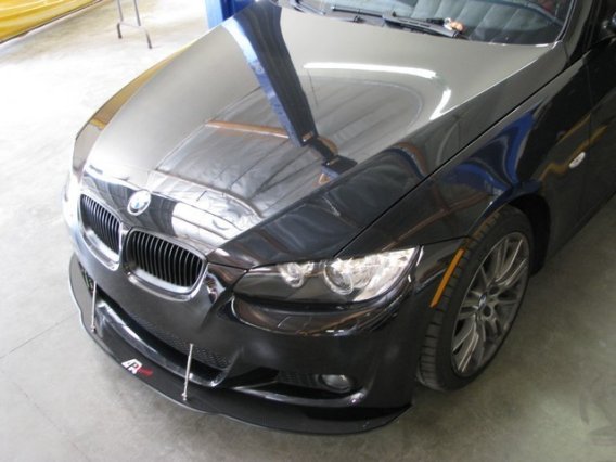 APR Performance Carbon Fiber Wind Splitter With Rods fits 2006-2010 BMW E92 335i