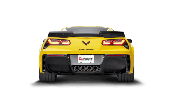 C7 Corvette Z06 Akrapovic Titanium Exhaust-Axle Back
