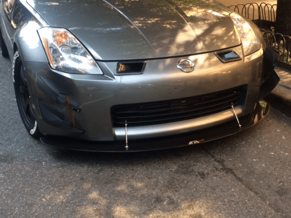 APR Performance Carbon Fiber Wind Splitter With Rods fits 2002-2008 Nissan 350Z