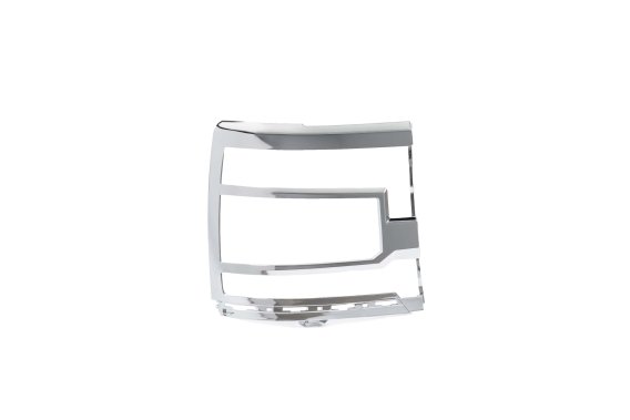 2016-2018 Chevrolet Silverado 1500 Morimoto Painted Headlight Trim - ABS Plastic, Chrome Finish, ...