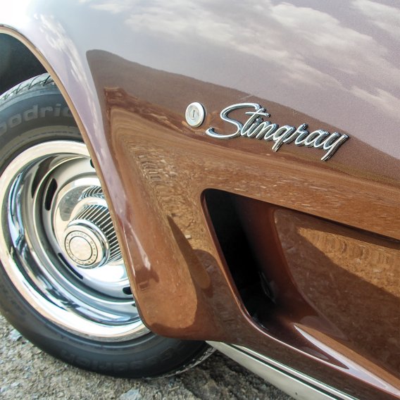 C3 1974-1976 Corvette Front Fender Stingray Emblem