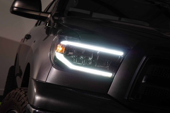 2007-2013 Toyota Tundra Morimoto XB LED Headlights, Plug-and-Play, DOT Approved, Bright Sequentia...