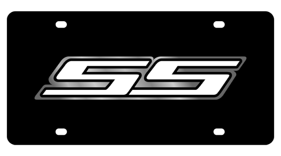 Chevrolet SS Badge Carbon Steel License Plate Eurosport Daytona