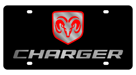 Dodge Charger Carbon Steel License Plate by Eurosport Daytona