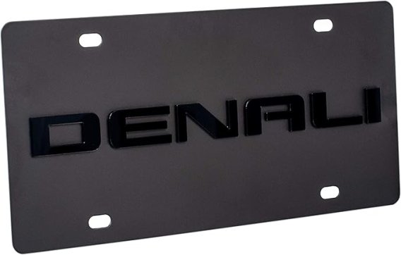 2019 Denali Eurosport Daytona Carbon Steel License Plate