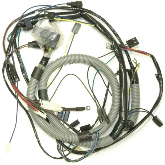 1974 Pontiac Firebird Trans Am Lectric Limited Engine Wiring Harness with A/C Without Unitized Di...