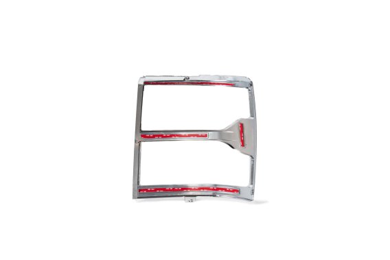 2014-2015 Chevrolet Silverado 1500 Morimoto Headlight Trim - Chrome ABS Plastic Replacement for X...