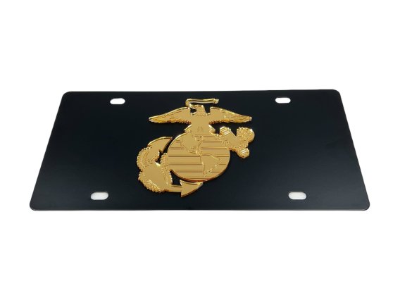 US Marines Carbon Steel License Plate Eurosport Daytona