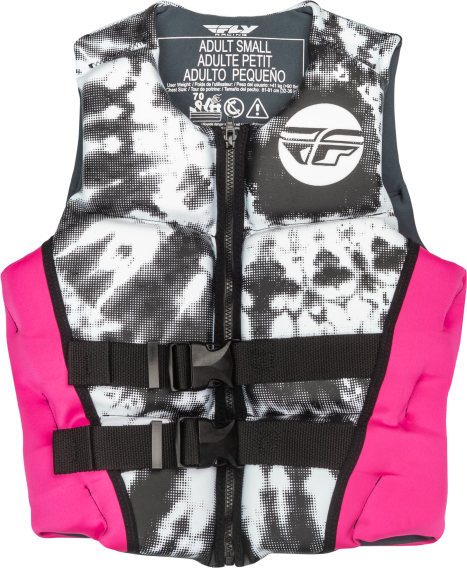 Fly Racing Women's Neoprene Floatation Vest (Neon Pink/White/Black X-Large)