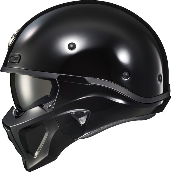 ScorpionEXO Covert X Open Face Half Shell 3/4 Motorcycle Helmet Comm Ready Speaker Pockets DOT So...