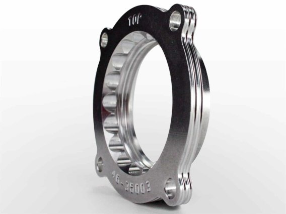 AFE Filters 46-35003 Silver Bullet Throttle Body Spacer Fits 12-21 Wrangler (JK)