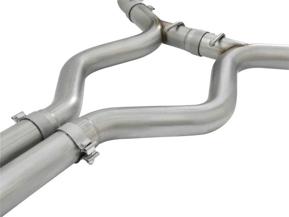AFE Filters 49-33087-P MACH Force-Xp Cat-Back Exhaust System Fits 15-18 Mustang