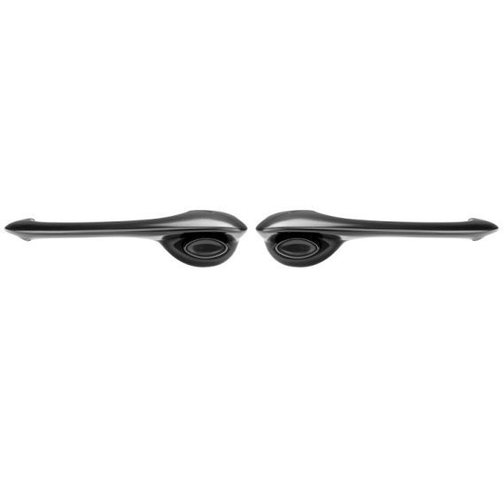1966-1967 Chevelle Outside Front Door Handles - Black. Sold as a Pair