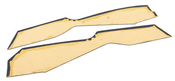 Leather Console Side Panels Dark Blue 1981 Early For 1978-1981 Corvette