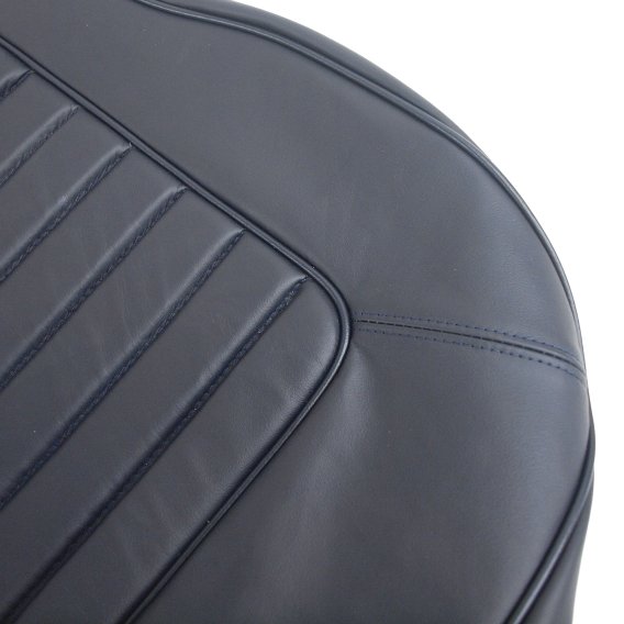 Leather Seat Covers- Dark Blue For 1966 Corvette