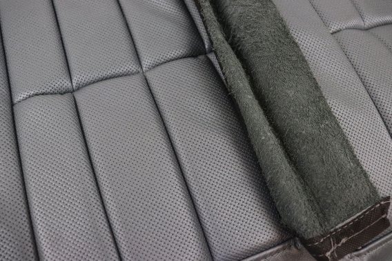 Leather Seat Covers- Gunmetal For 1968 Corvette