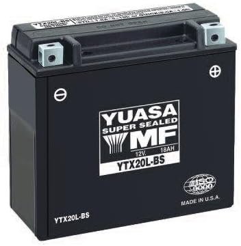 Yuasa 12V AGM Battery YTX14L-BS with Acid Bottle Made in the USA