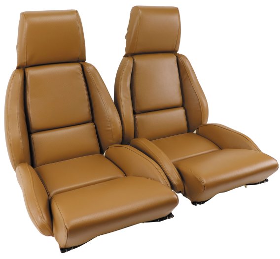 Mounted "Leather-Like" Vinyl Seat Covers Saddle Standard For 88 Corvette
