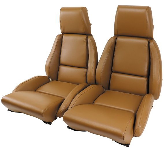 Mounted "Leather-Like" Vinyl Seat Covers Saddle Standard For 88 Corvette