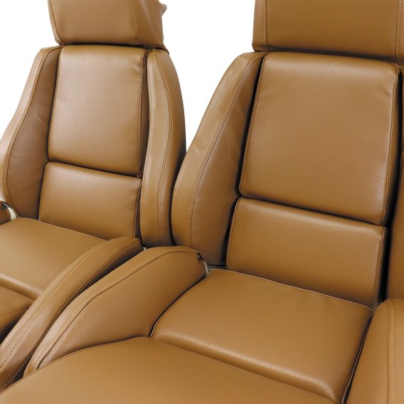 Mounted "Leather-Like" Vinyl Seat Covers Saddle Standard For 88 Corvette