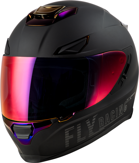 Fly Racing 73-8429S Sentinel Recon Helmet Matte Black/Purple Chrome Sm