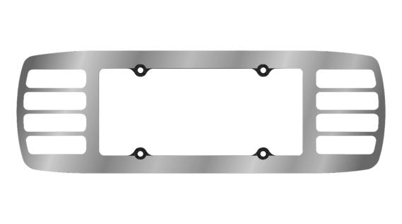 Chevrolet Corvette C5 Louver Plate Frame by Eurosport Daytona
