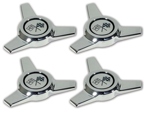 C2 1964 Corvette Hubcap Spinner Assembly Set