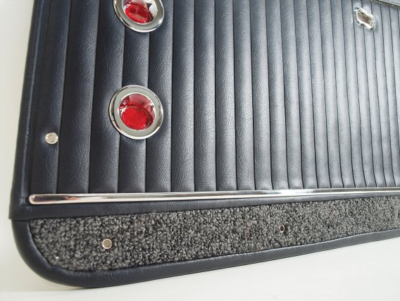 Door Panels- Black Deluxe For 1962 Corvette