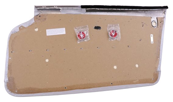 Door Panels Silver W/Silver rpet Convertible W/Trim For 1964 Corvette