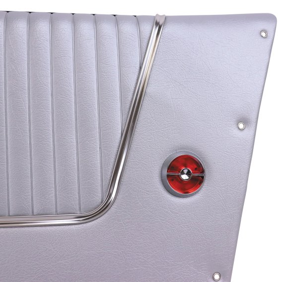 Door Panels Silver W/Silver rpet Convertible W/Trim For 1964 Corvette