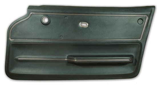 Door Panel- Green Coupe W/Trim RH For 1965-1966 Corvette