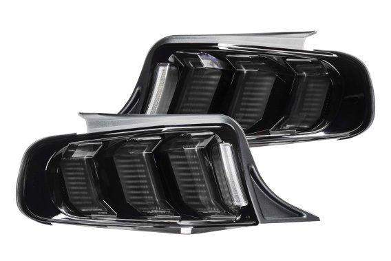 2010-2012 Ford Mustang Morimoto XB LED Tail Lights - Plug and Play Assemblies, Smoked Lens