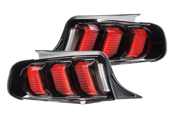 2010-2012 Ford Mustang Morimoto XB LED Tail Lights - Plug and Play Assemblies, Smoked Lens