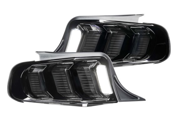 2010-2012 Ford Mustang Morimoto XB LED Tail Lights - Plug and Play Assemblies, Smoked Lens
