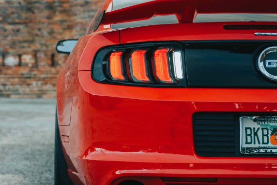 2010-2012 Ford Mustang Morimoto XB LED Tail Lights - Plug and Play Assemblies, Smoked Lens