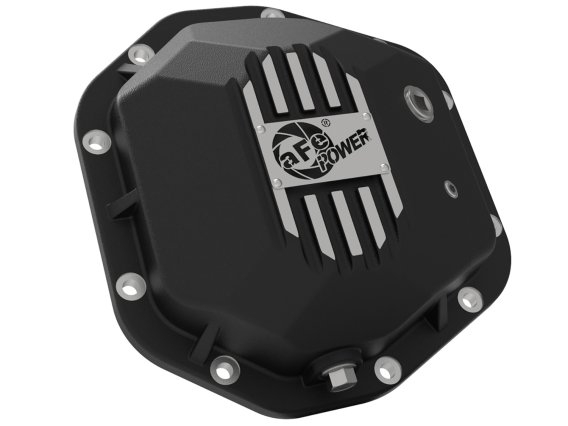 aFe Power Pro Series Dana 44 Front & Rear Diff Cover Black w/ Mach Fins 97-18 Jeep Wrangler (TJ/J...