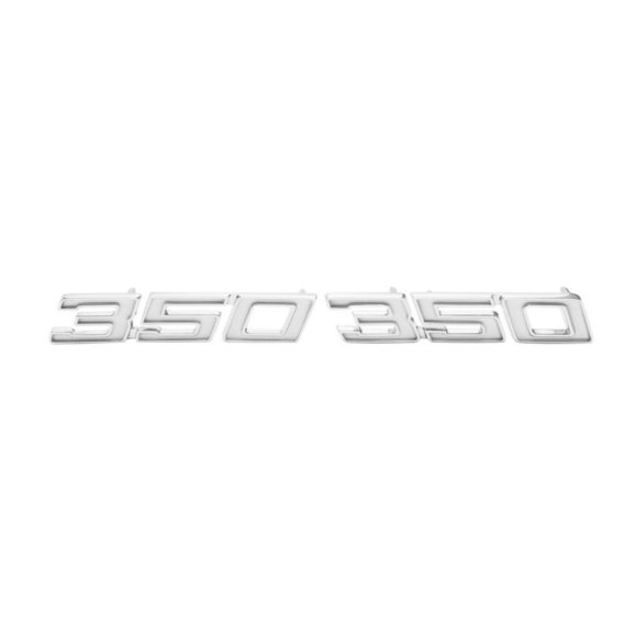 1969-1970 Full-Size Chevrolet Front Fender Emblem, "350", Sold as a Pair