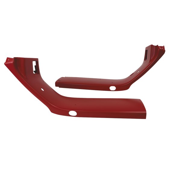 Coupe Rear Roof Panels - Red For 1990 Corvette