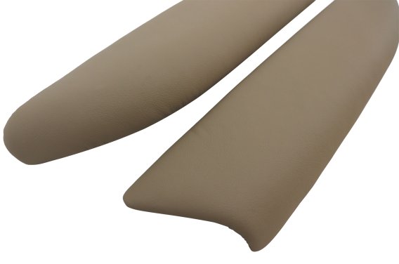C6 2005-2013 Corvette Leather Armrest Pads in Cashmere