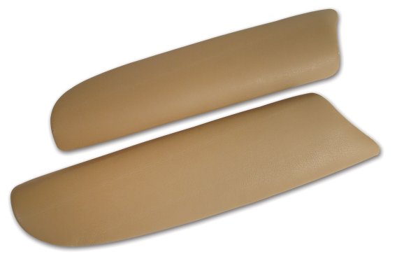 1997-2004 C5 Corvette Leather Armrest Pads - Oak