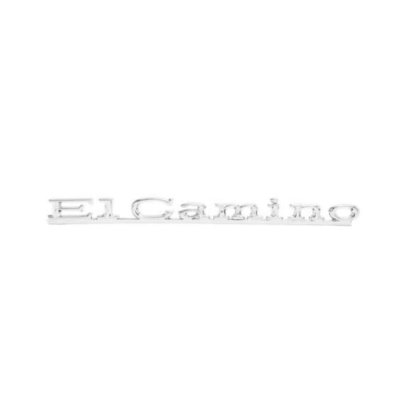 1967 El Camino Hood Emblem, "El Camino", Sold as Each