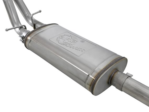 aFe Vulcan Series 3in-2-1/2in 304 SS Cat-Back 2019 GM Silverado / Sierra 1500 V8-5.3L w/ Black Ti...